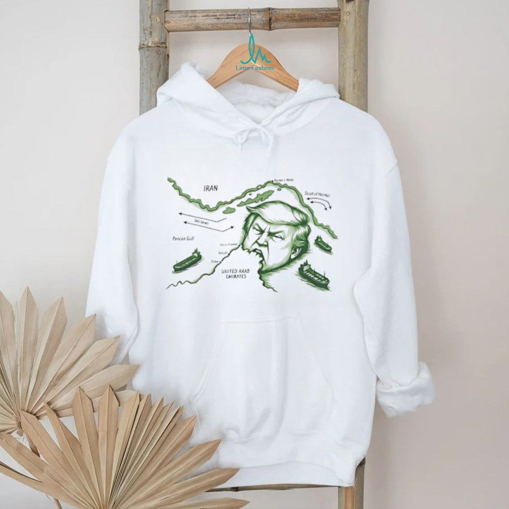 Stuck in the Strait Donald Trump Persian Gulf Iran graphic shirt