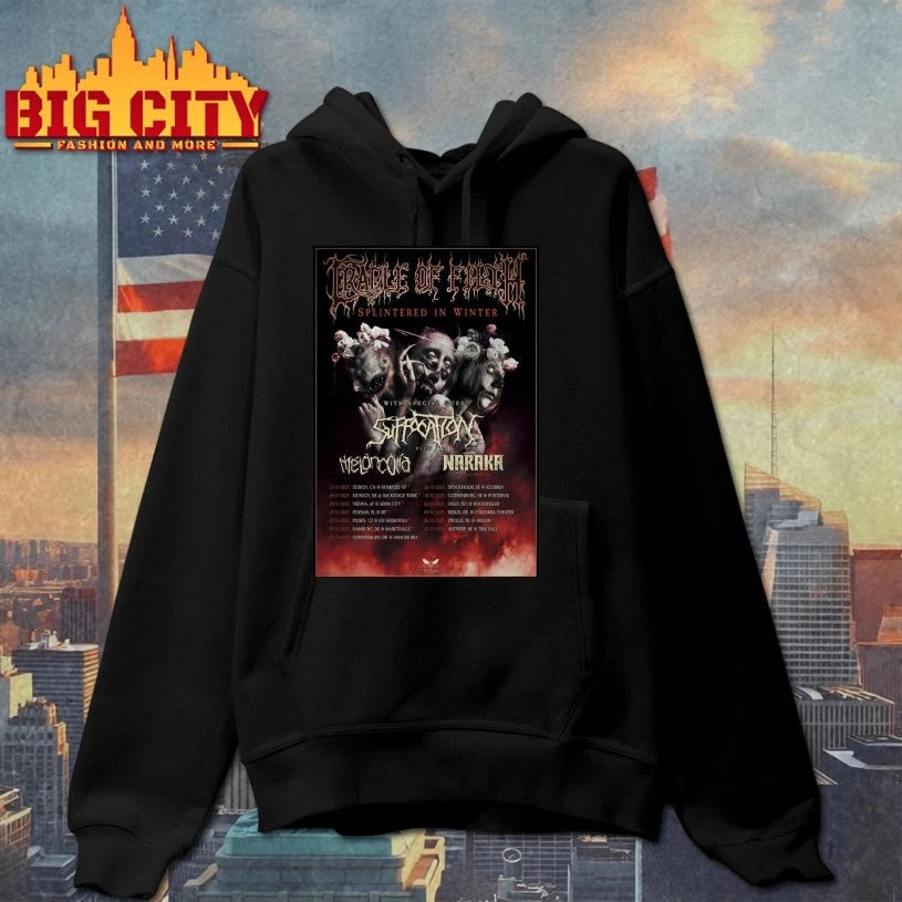 Suffocation Splintered In Winter Tour 2025 Poster shirt