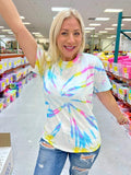 Sugar Swirl Tie Dye Tee Hoodie, Sweatshirt | PureTeeCo.com