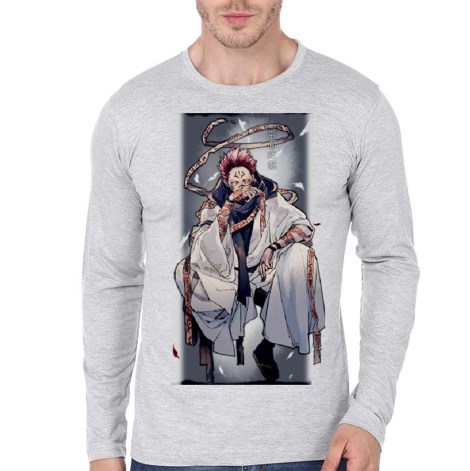 Sukuna Jujutsu Kaisen Full Sleeve T-Shirt Hoodie, Sweatshirt | PureTeeCo.com