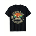 Summer Reading Adventure Begins" Graphic Tee - 100% Cotton,, Perfect Gift for Book Lovers, Machine Washable, Casual Fit,...