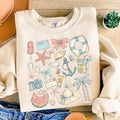 Summer Vibes Shirt, Retro Summer Graphic T-Shirt - 100% Cotton Unisex Fit Casual Crew Neck with Vibrant Print, Ideal for...