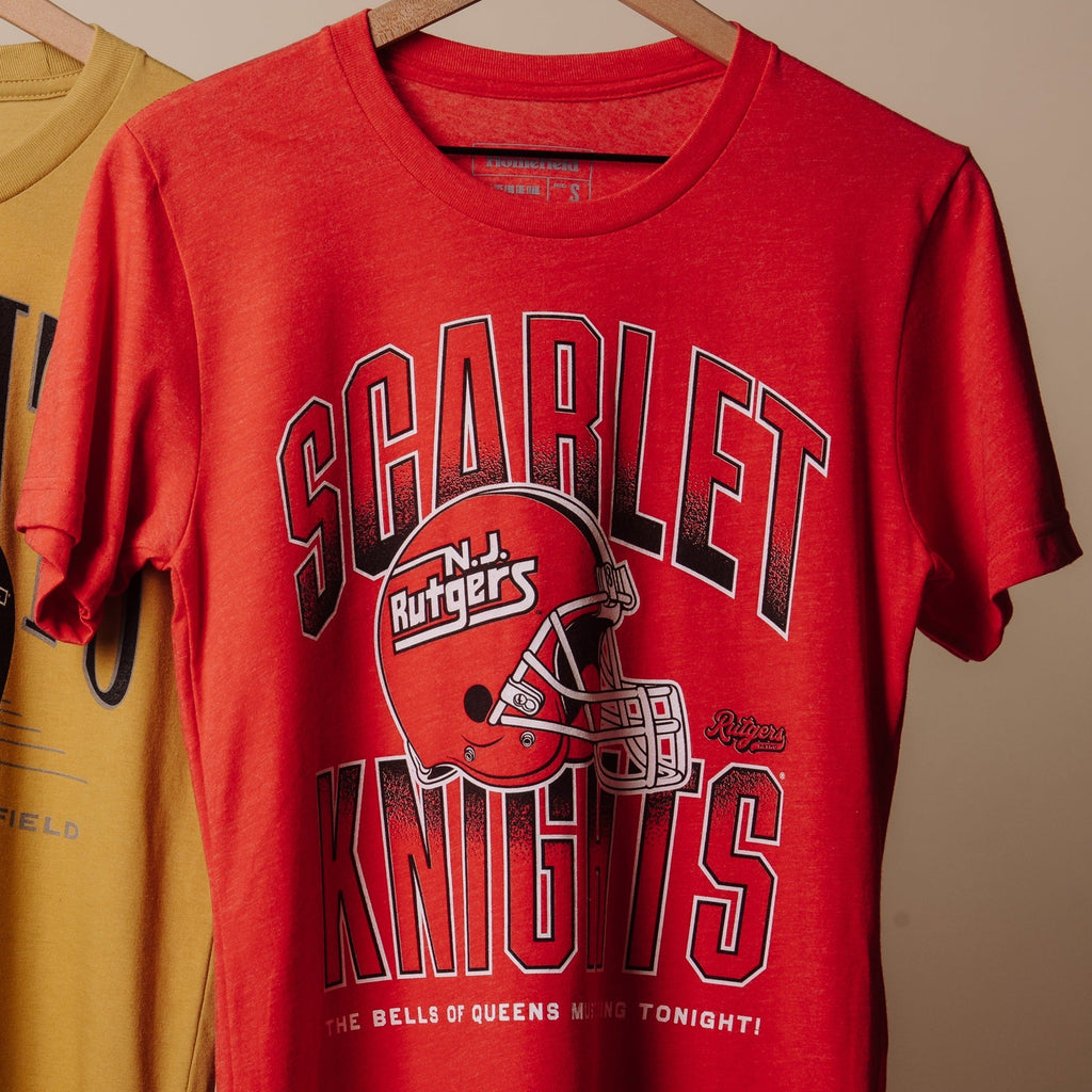Rutgers Football Retro Logo Helmet Tee Hoodie, Sweatshirt | PureTeeCo.com (Image 2)