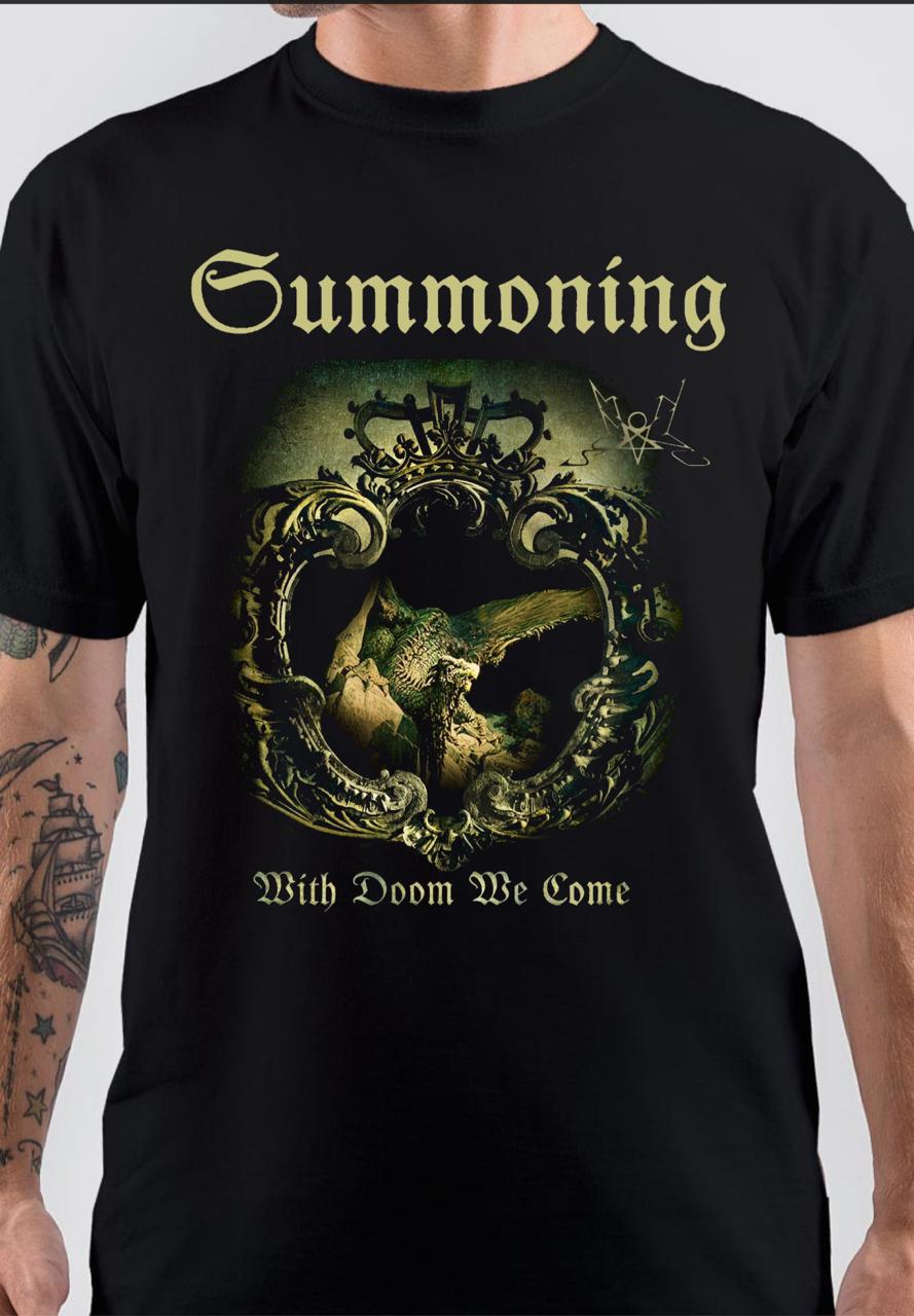 Summoning Band With Doom We Come T-Shirt Hoodie, Sweatshirt | PureTeeCo.com