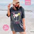 Sun and Sand Margarita Comfort Colors Shirt, Cute Cocktail Tshirt, Trendy Margarita Tee Hoodie, Sweatshirt | PureTeeCo.com