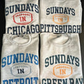 Sundays In Your City Football Sweatshirt T-Shirts, Hoodie | PureTeeCo.com