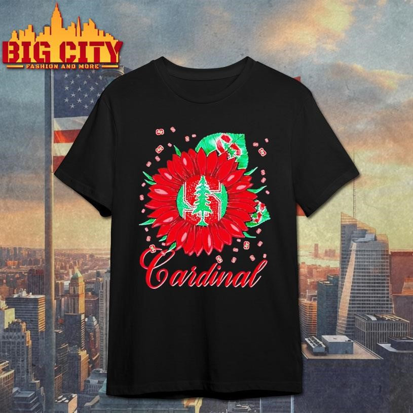 Sunflower X Stanford Cardinal Football Logo Shirt