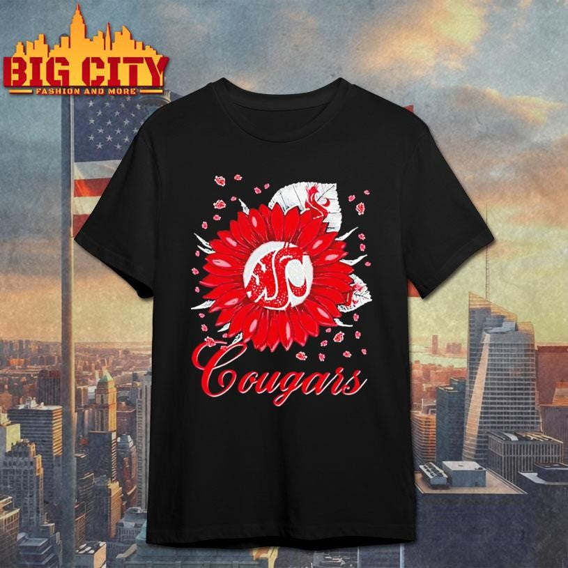 Sunflower X Washington State Cougars Football Logo Shirt