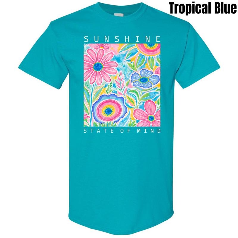 Sunshine State Of Mind Gildan Short Sleeve T-Shirt 'NLB' Hoodie, Sweatshirt | PureTeeCo.com