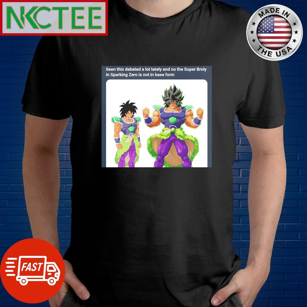 Super Broly Sparking Zero shirt