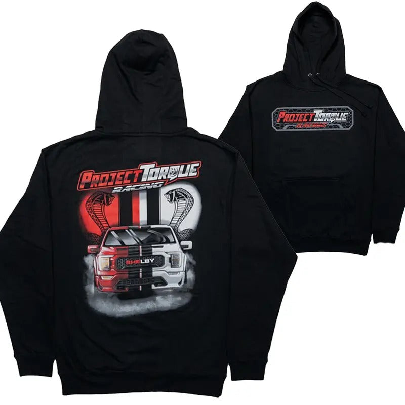 Super Snake Shelby Hoodie, Racing Graphic Shirt for Supercar Enthusiasts, Unisex Cotton Casual Top for Men Sweatshirt