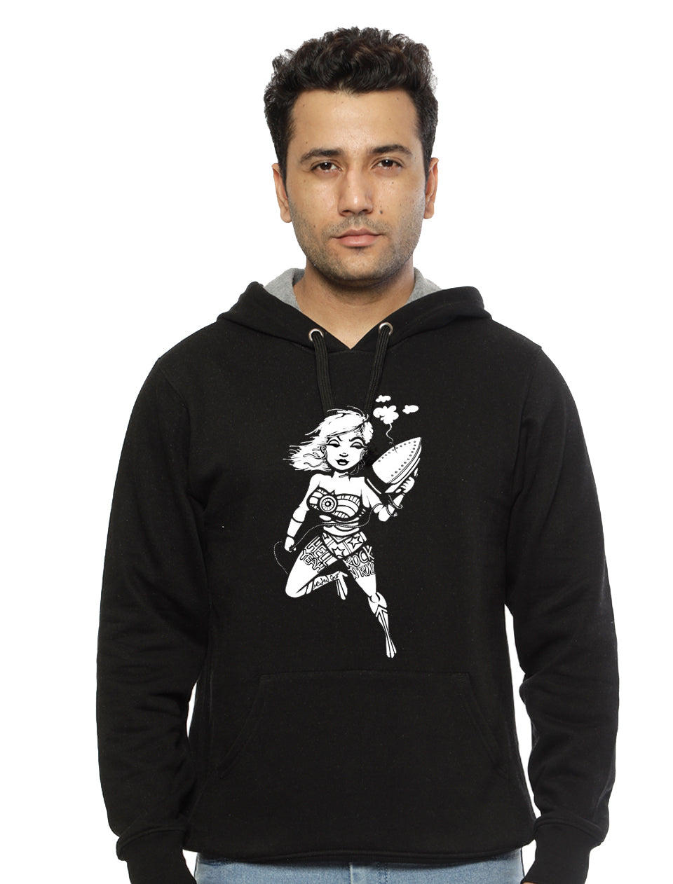Super Iron Black Hoodie T-Shirts, Sweatshirt | PureTeeCo.com
