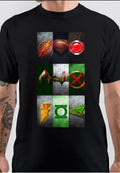 Superhero Logo Black T-Shirt Hoodie, Sweatshirt | PureTeeCo.com