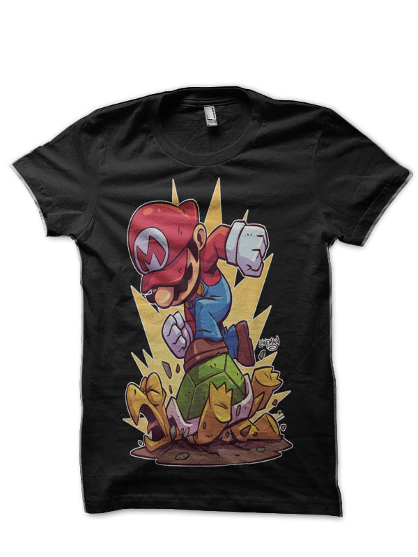 Supermario Black T-Shirt Hoodie, Sweatshirt | PureTeeCo.com