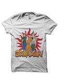 Scooby-Natural White T-Shirt Hoodie, Sweatshirt | PureTeeCo.com