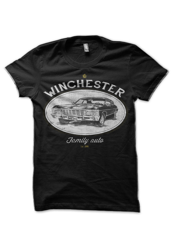 Winchester Auto Black T-Shirt Hoodie, Sweatshirt | PureTeeCo.com