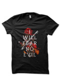 I Will Fear No Evil Black T-Shirt Hoodie, Sweatshirt | PureTeeCo.com