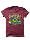 Supernatural Mystery Machine Maroon T-Shirt Hoodie, Sweatshirt | PureTeeCo.com