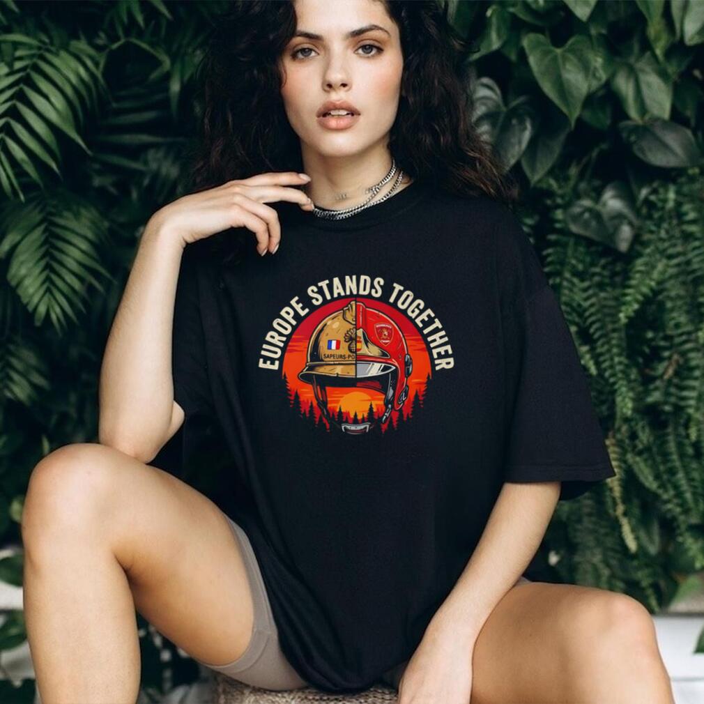 Support European Firefighters France Spain Wildfires Solidarity shirt