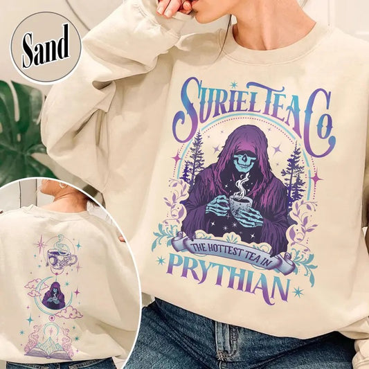 Suriel Tea Co Sweatshirt,Suriel Tea Co The Hottest Tea,Acotar Sweatshirt, A Court Of Thorns And Roses Tee, SJM Shirt,Bookish Shirt