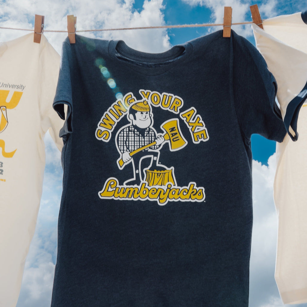 Northern Arizona Lumberjacks "Swing Your Axe" Tee Hoodie, Sweatshirt | PureTeeCo.com (Image 2)