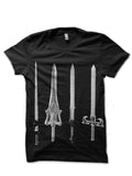 Swords of the 80s Black T-Shirt Hoodie, Sweatshirt | PureTeeCo.com