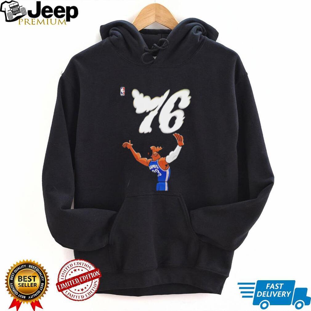 LeBron James 76ers NBA Cartoon Jersey basketball shirt