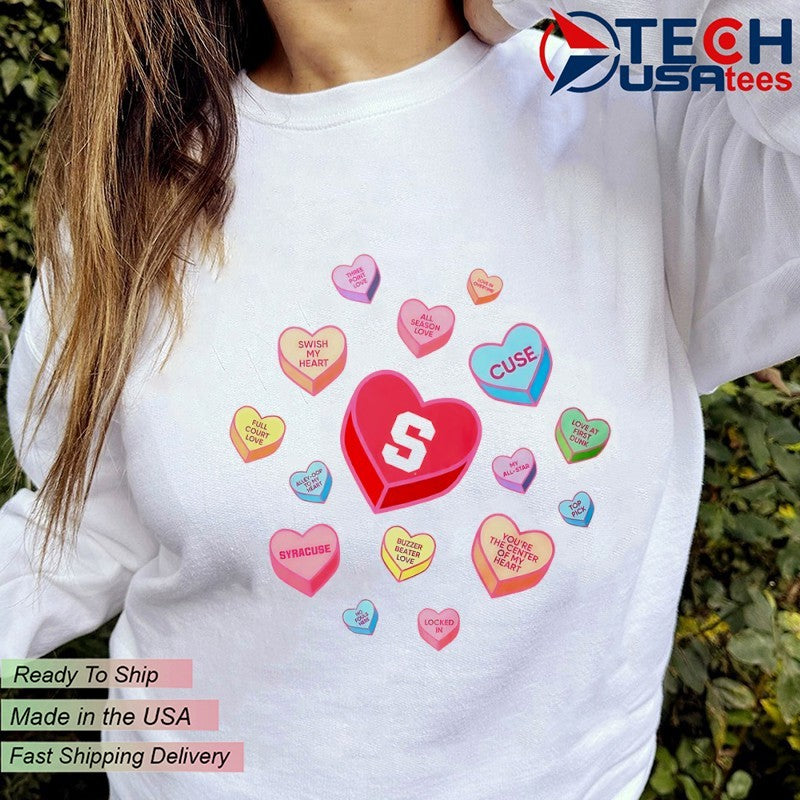 Syracuse Orange Sweet Talk Valentine’s Day shirt