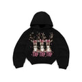 Ho Ho Ho Deer Hoodie/Sweatshirt/T-Shirt Christmas - Unisex Style 100% Cotton - For Him, For Her | PureTeeCo.com