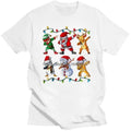 T-Shirt for Men, Women - Funny Reindeer Penguin Snowman Gingerbread Man Christmas Tshirt Design