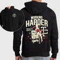 Troll Co Working Harder Than An Ugly Stripper 2 Sided Graphic Hoodie/Sweatshirt/T-Shirt, For Men, For Women