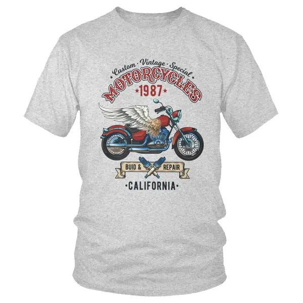 T-shirt moto vintage Hoodie, Sweatshirt | PureTeeCo.com
