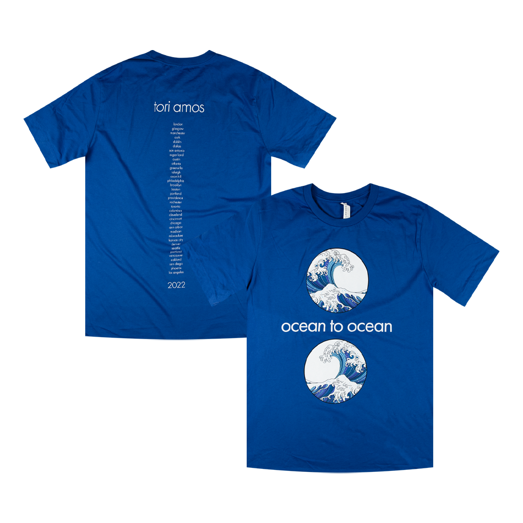 Ocean To Ocean Blue 2022 Tour T-Shirt Hoodie, Sweatshirt | PureTeeCo.com (Image 1)