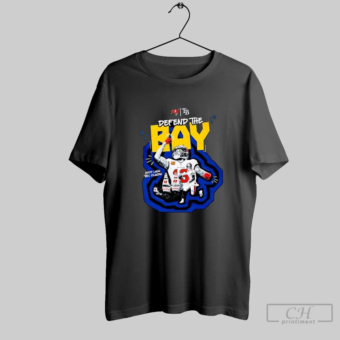 Tb Buccaneers Defend The Bay Good Luck This Season Football T Shirt