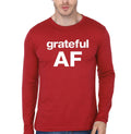 Sobriety and Recovery â€“ Grateful AF Full Sleeve T-Shirt Hoodie, Sweatshirt | PureTeeCo.com