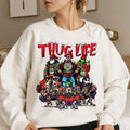 THUGLIFE Christmas Shirt, Christmas Movies Shirt, Xmas Graphic Tee Unisex Hoodie, Sweatshirt | PureTeeCo.com