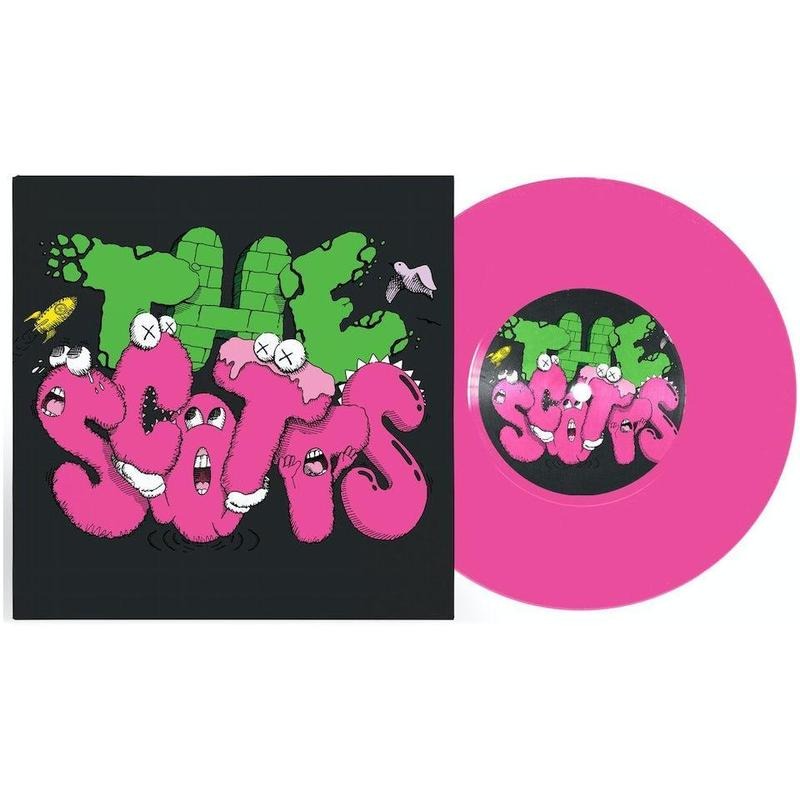 TRAVIS SCOTT The Scotts KAWS Vinyl 7" Pink T-Shirts, Hoodie, Sweatshirt | PureTeeCo.com