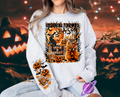 TRICK SAM MOVIE SEASON CREWNECK SWEATSHIRT W/ SLEEVE PRINT T-Shirts, Hoodie | PureTeeCo.com (Image 1)