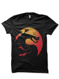 Trogdor Kombat Black Half Sleeve T-Shirt Hoodie, Sweatshirt | PureTeeCo.com