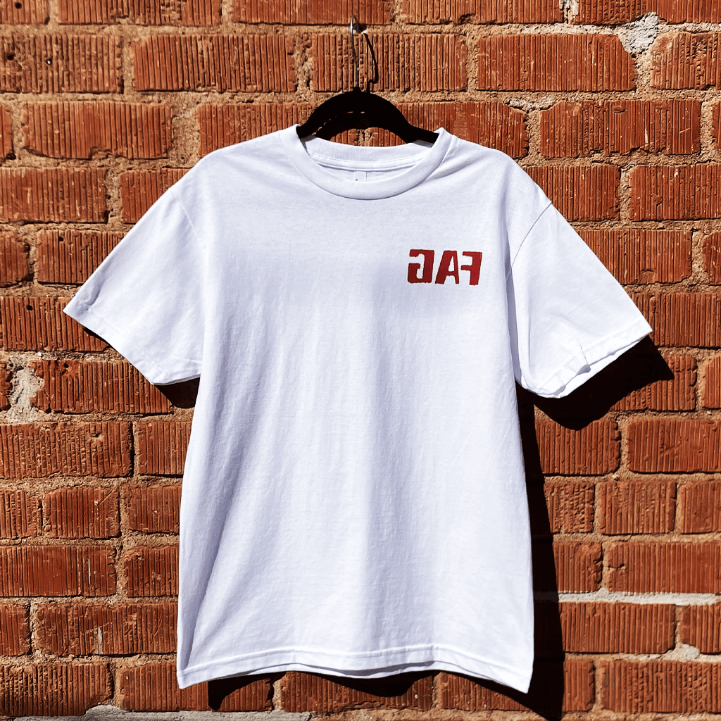 Performance F** Short Sleeve White T-Shirt Hoodie, Sweatshirt | PureTeeCo.com (Image 3)
