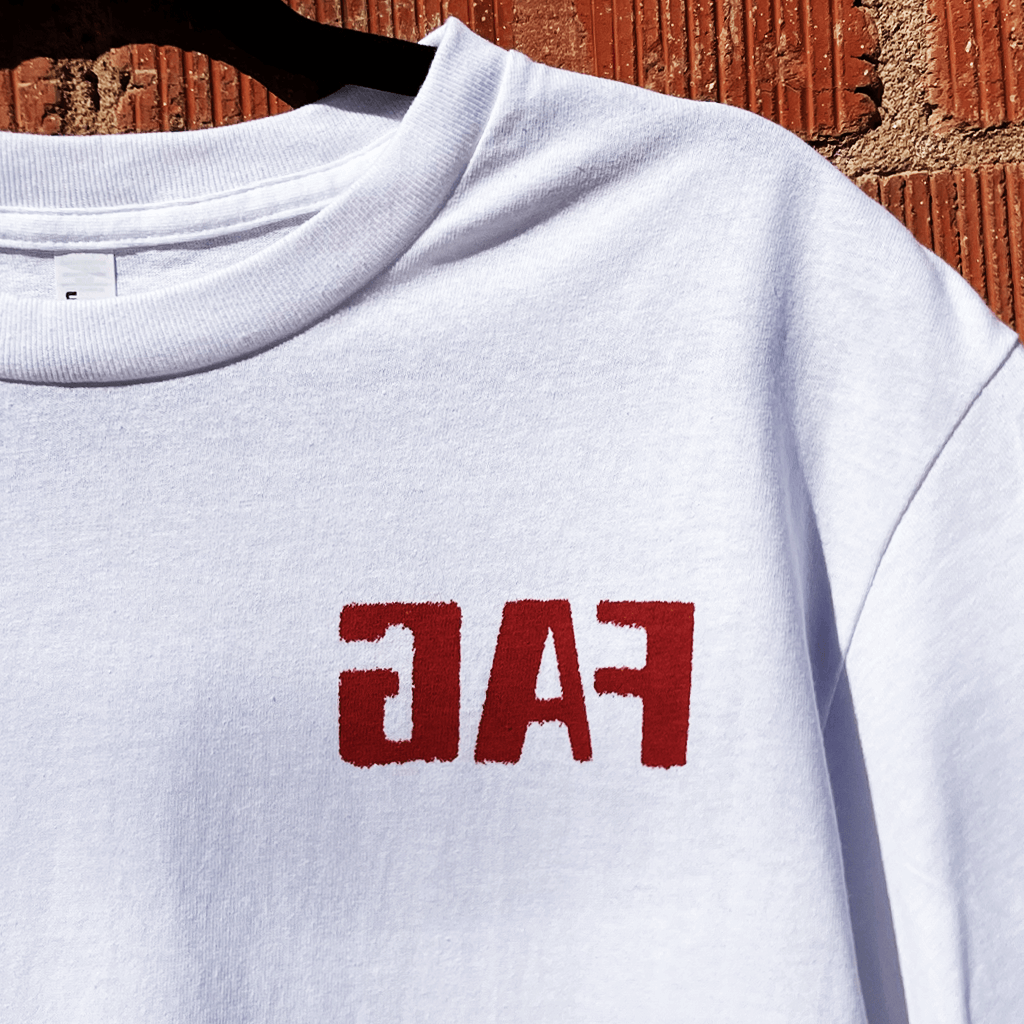 Performance F** Short Sleeve White T-Shirt Hoodie, Sweatshirt | PureTeeCo.com (Image 2)