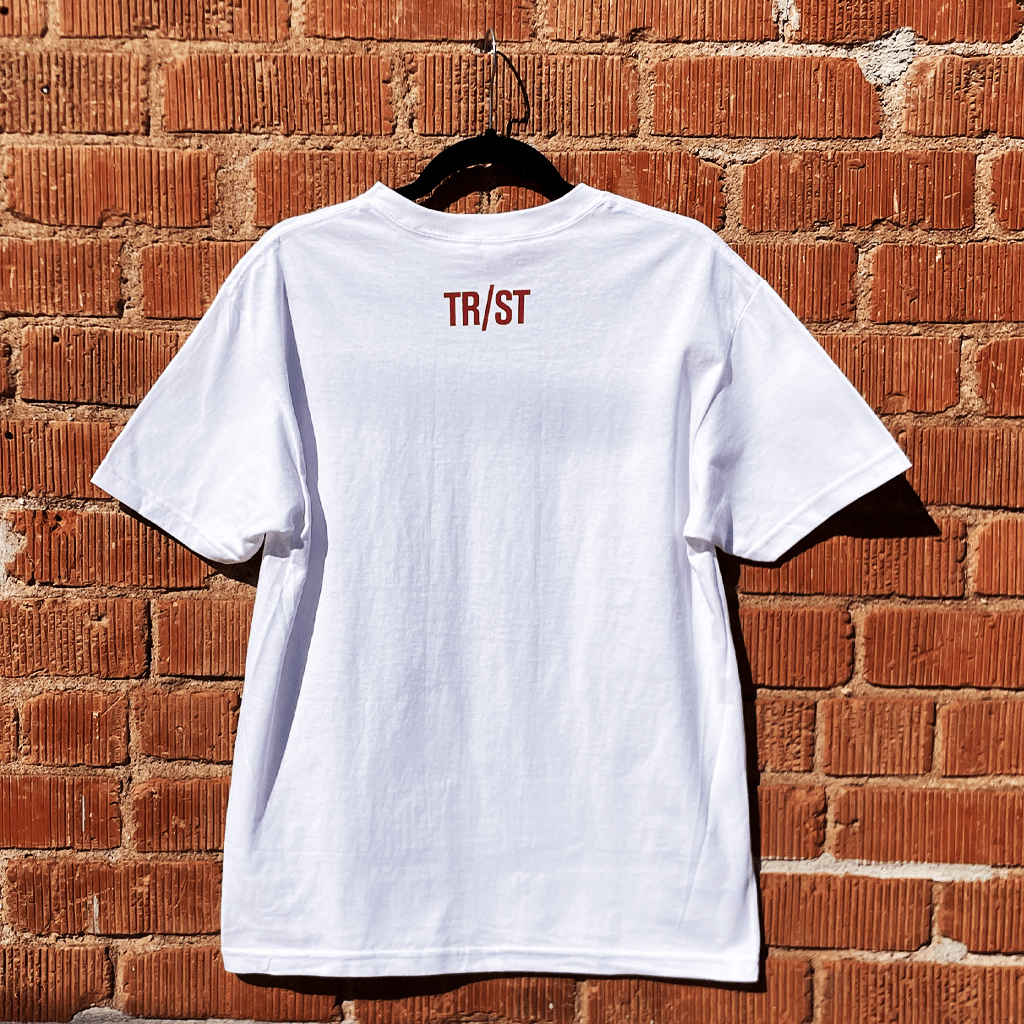 Performance F** Short Sleeve White T-Shirt Hoodie, Sweatshirt | PureTeeCo.com (Image 4)