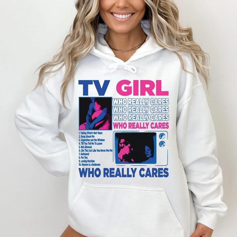 TV Giirl Inspired Hoodie, Indie Pop, Indie Music Band Crewneck, Music Shirt, Unisex Sweater Pullover Tee Womenswear...