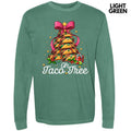 Taco Christmas Tree Long Sleeve Comfort Colors T-Shirt 'NLB Hoodie, Sweatshirt | PureTeeCo.com