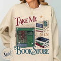 Take Me to the Book Store Sweatshirt, Wizard Book Shop Shirt, Bookseller Wizarding HP World, Book Store, Bookish Shirt,...