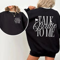 Talk Birdie To Me Golf Sweatshirt, Trendy Golf Sweater, Golfing Pullover, Golfer Crewneck, Gift for Her T-Shirts, Hoodie
