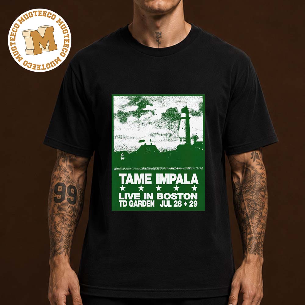 Tame Impala Boston US 2026 Event Poster At TD Garden On July 28 And 29 2026 Unisex T Shirt