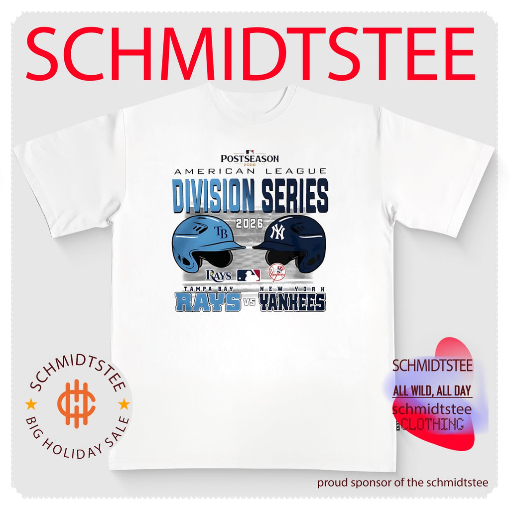 Tampa Bay Rays Vs New York Yankees 2026 AL Division Series Matchup helmet shirt