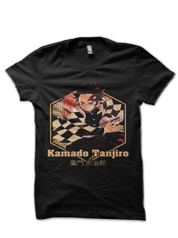Kamado TanjirÅ Black T-Shirt Hoodie, Sweatshirt | PureTeeCo.com