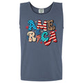 Tank Top - America The Beautiful Comfort Colors Tank Top T-Shirts, Hoodie, Sweatshirt | PureTeeCo.com